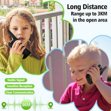 Load image into Gallery viewer, GL-528 Walkie Talkie, AWANFI Walkie Talkies for Adults, Rechargeable Two-Way Radio 4 Pack with LED Light, Kids Gifts for Boys and Girls
