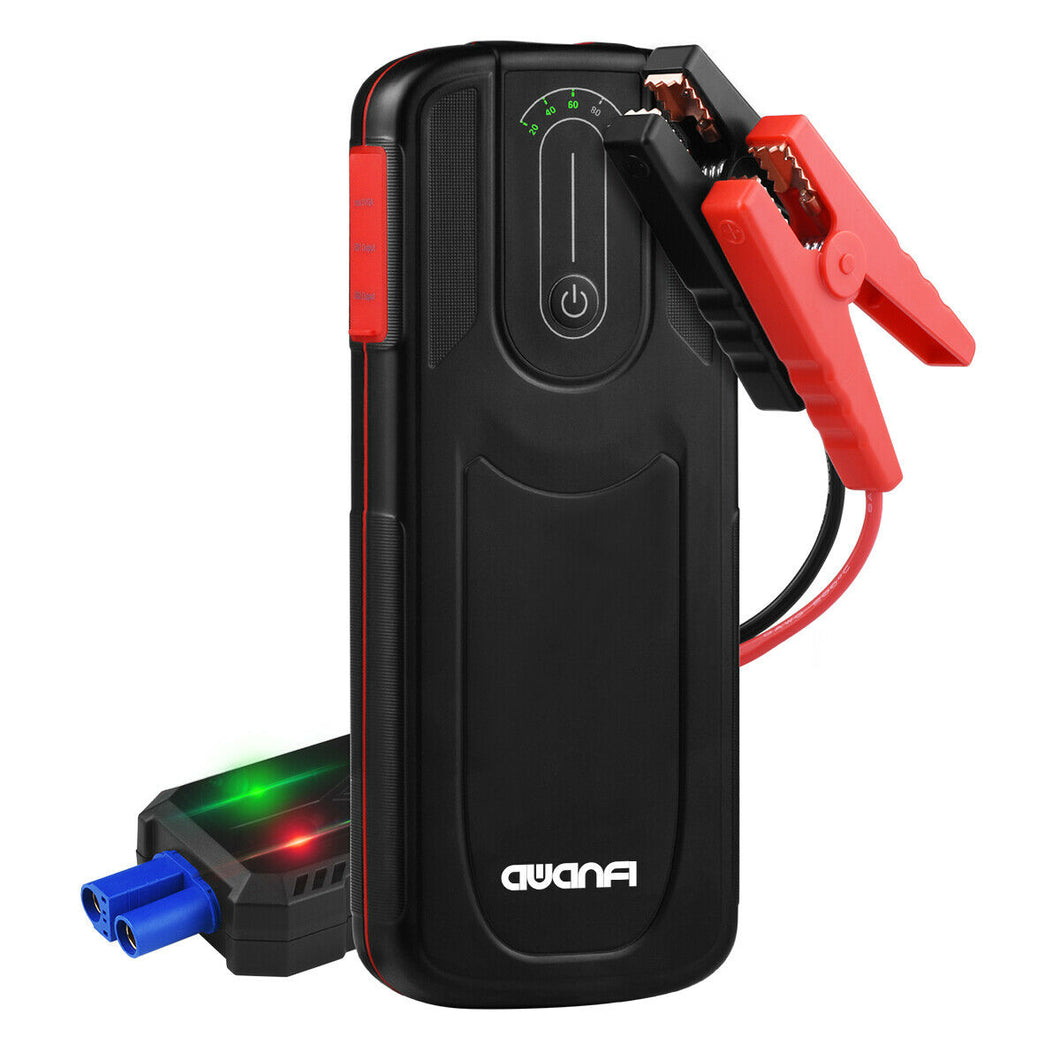 AWANFI 2000A Peak 12V Car Jump Starter Emergency Battery Booster USB Charger Power Bank