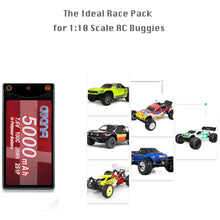 Load image into Gallery viewer, AWANFI 7.6V 5000mAh 100C 2S Lipo Battery Lipo Hardcase RC Battery Pack with 4mm Bullet Deans Plug for 1/10 Scale RC Cars Trucks Boats(2 Pack)
