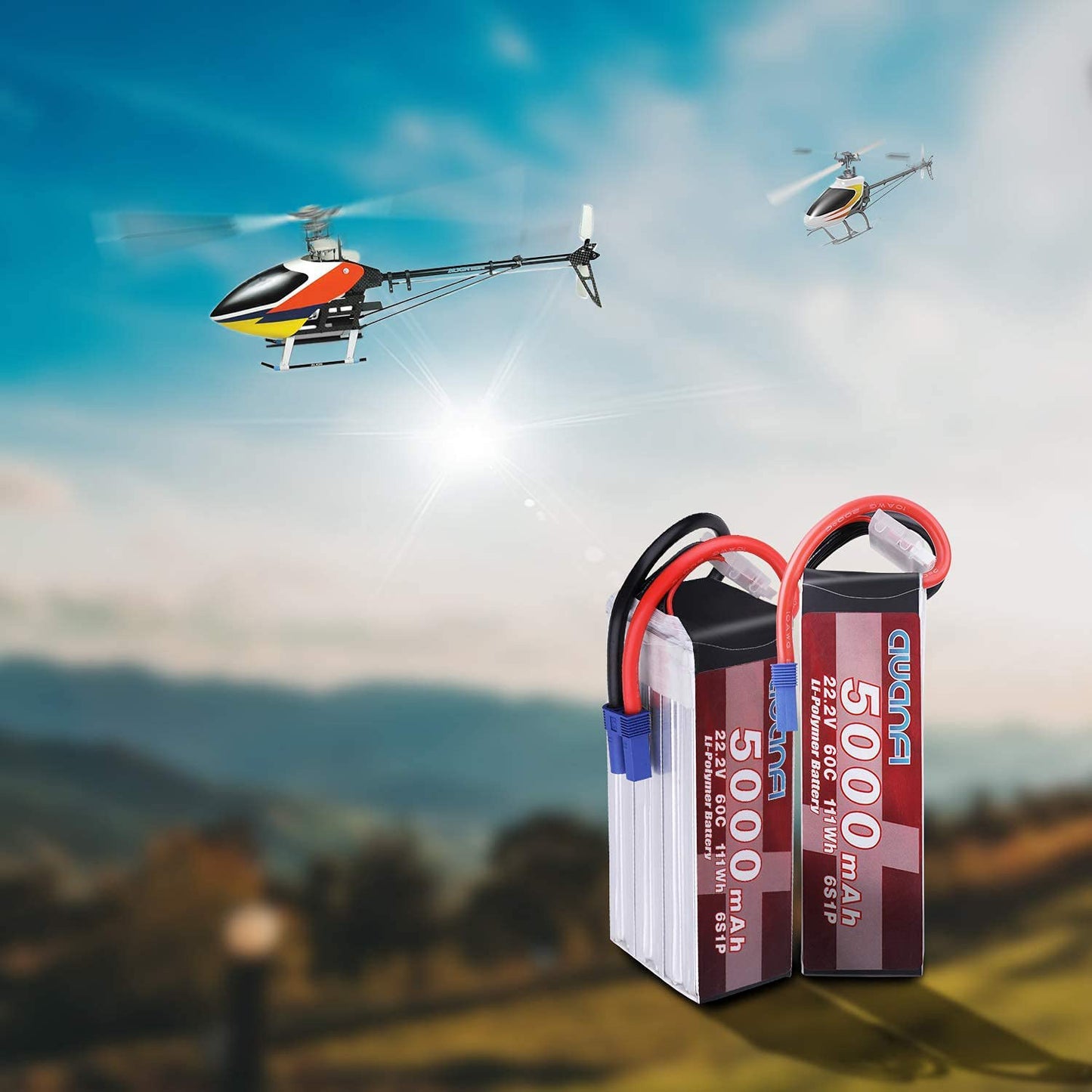 5000mAh 6S Lipo Battery EC5 Connector