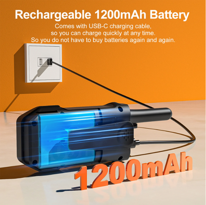 AWANFI Walkie Talkies for Adults Long Range 4 Pack, Rechargeable Walkie-Talkies Kids Set 22 Channels 1200mAh Battery for Camping Hiking