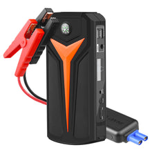 Load image into Gallery viewer, AWANFI Jump Starter 1500A Peak 18000mAh Portable Car Jump Starter 12V Car Battery Jumper (up to 8.0L Gas, 6.0L Diesel engine) With Dual USB Outputs And Built-in LED Flashlight For Emergency Compasses
