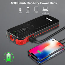 Load image into Gallery viewer, AWANFI 2000A Peak 12V Car Jump Starter Emergency Battery Booster USB Charger Power Bank
