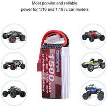 Load image into Gallery viewer, AWANFI 2S Lipo Battery Pack 7.4V 1500mAh 45C Rechargeable RC Battery Pack with Deans T Plug for RC Cars RC Boats RC Truck Helicopter Drone Hobby(2 Pack)
