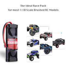 Load image into Gallery viewer, AWANFI NiMH RC Battery 8.4V 3600mAh NiMH Hump Pack RC Battery with Deans Plug for Most 1/10 Scale RC Car RC Truck RC Boat Traxxas LOSI Associated HPI Kyosho Tamiya Hobby(2 Pack)
