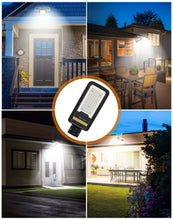 Load image into Gallery viewer, Solar Street Lights Outdoor Lamp, AWANFI LED Security Flood Light 80W IP67 1500LM with Remote Control for Yard, Street, Basketball Court, Parking Lot (Bright White)
